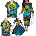 We Are Titans Halloween Family Matching Off The Shoulder Long Sleeve Dress and Hawaiian Shirt Pumpkin Scary Spooky Season - Aussie Hoodie