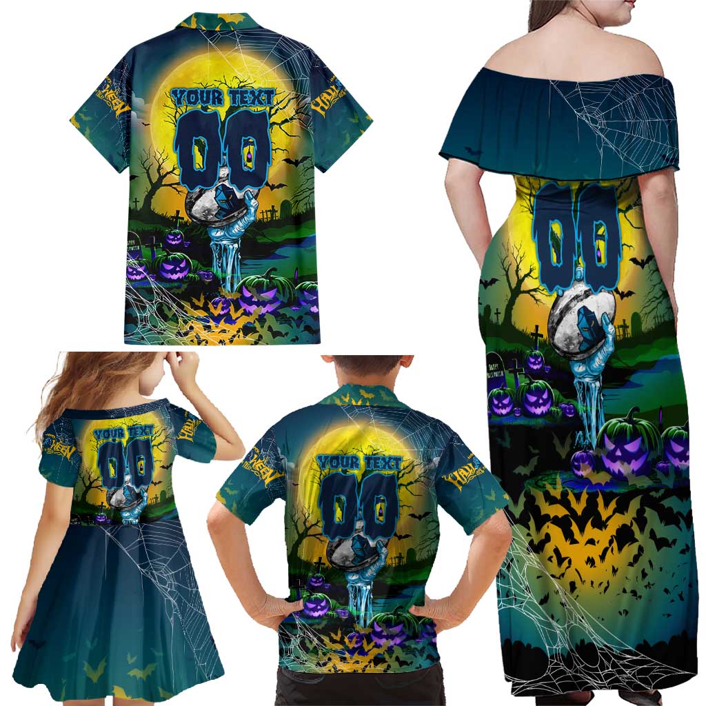 We Are Titans Halloween Family Matching Off Shoulder Maxi Dress and Hawaiian Shirt Pumpkin Scary Spooky Season - Aussie Hoodie