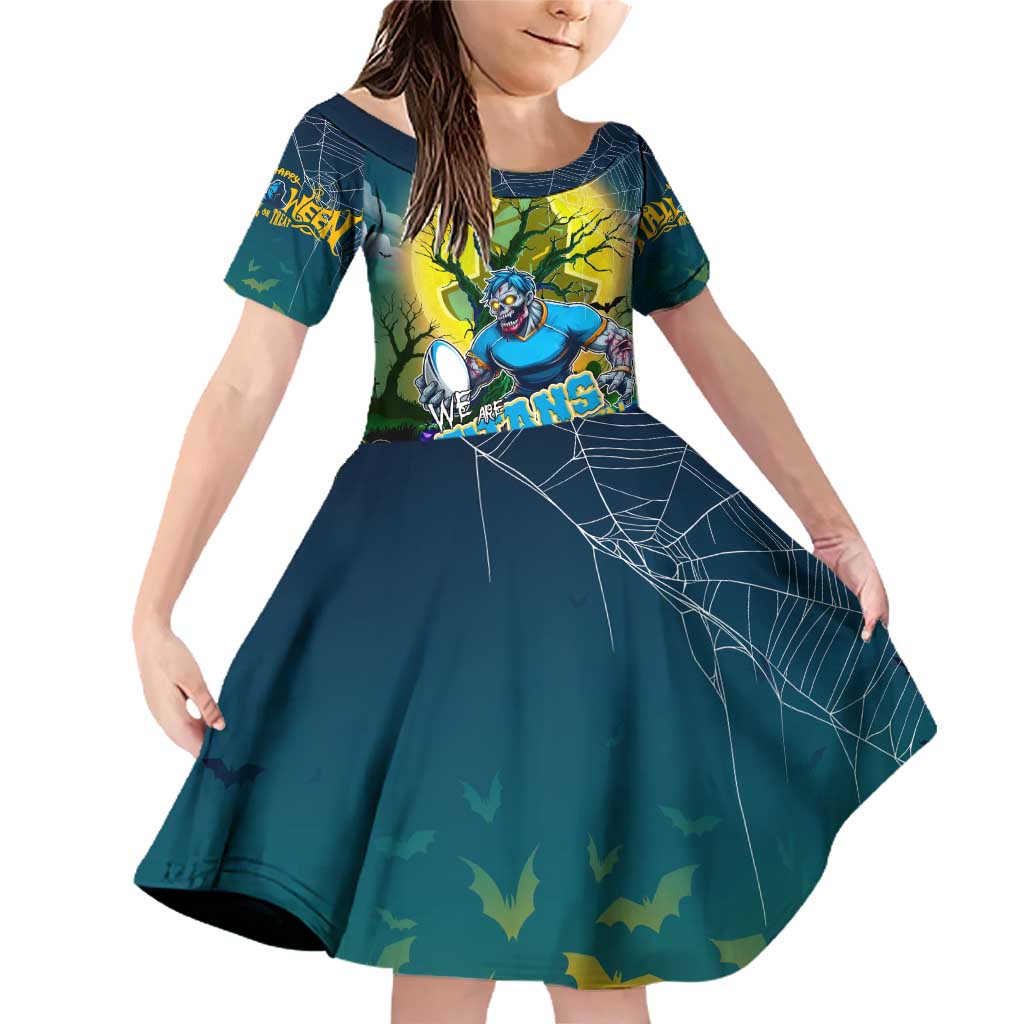 We Are Titans Halloween Family Matching Off Shoulder Short Dress and Hawaiian Shirt Pumpkin Scary Spooky Season - Aussie Hoodie