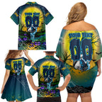 We Are Titans Halloween Family Matching Off Shoulder Short Dress and Hawaiian Shirt Pumpkin Scary Spooky Season - Aussie Hoodie