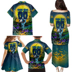 We Are Titans Halloween Family Matching Puletasi and Hawaiian Shirt Pumpkin Scary Spooky Season - Aussie Hoodie