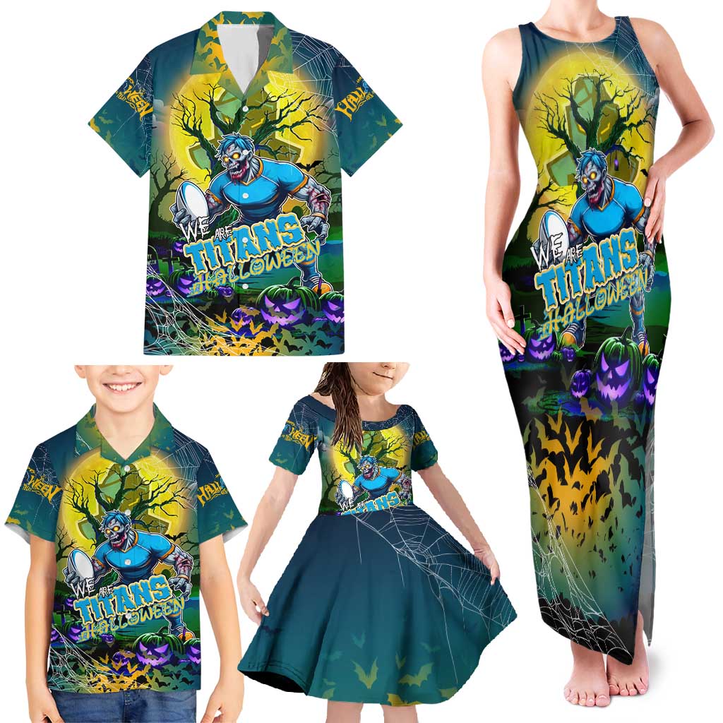 We Are Titans Halloween Family Matching Tank Maxi Dress and Hawaiian Shirt Pumpkin Scary Spooky Season - Aussie Hoodie