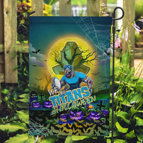 We Are Titans Halloween Garden Flag Pumpkin Scary Spooky Season - Aussie Hoodie
