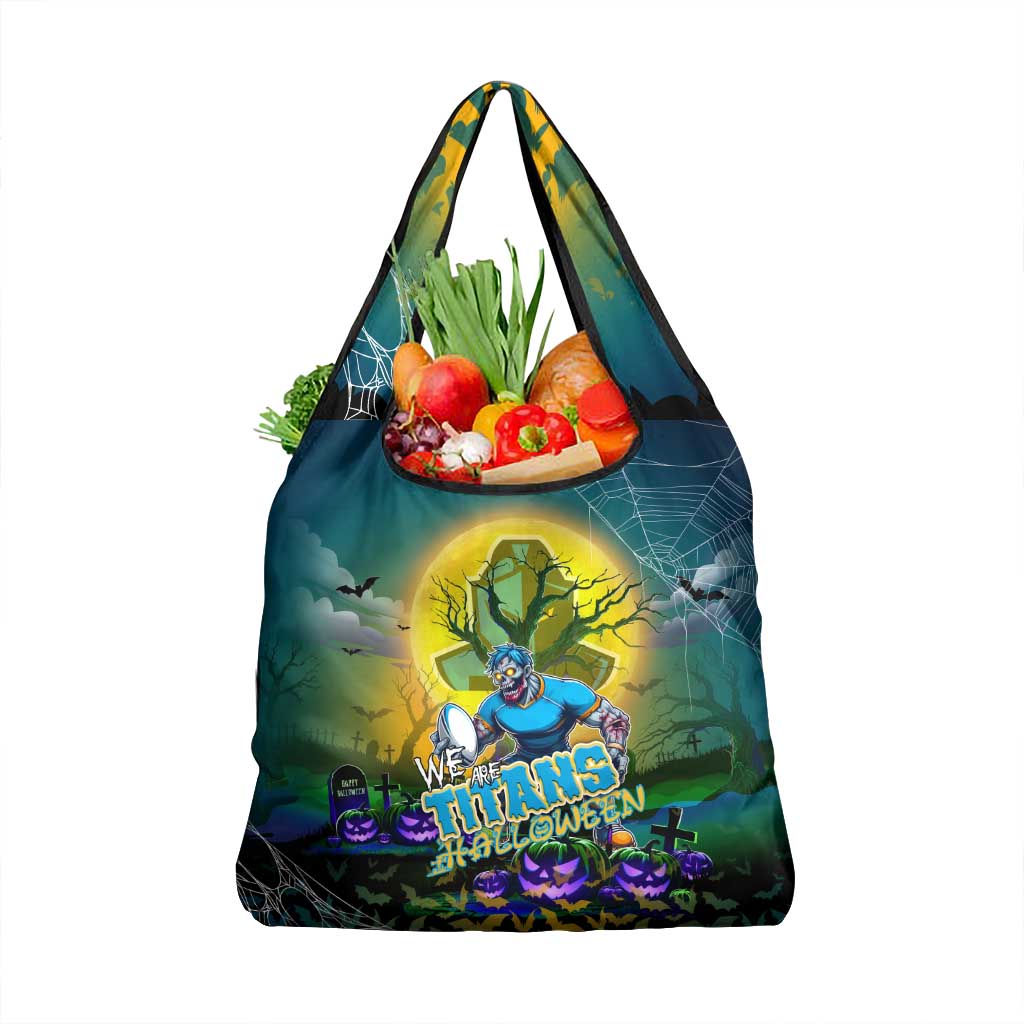We Are Titans Halloween Grocery Bag Pumpkin Scary Spooky Season - Aussie Hoodie