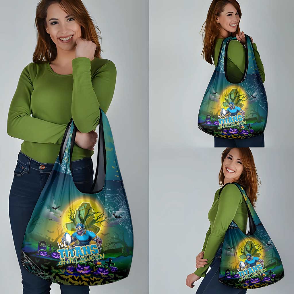 We Are Titans Halloween Grocery Bag Pumpkin Scary Spooky Season - Aussie Hoodie