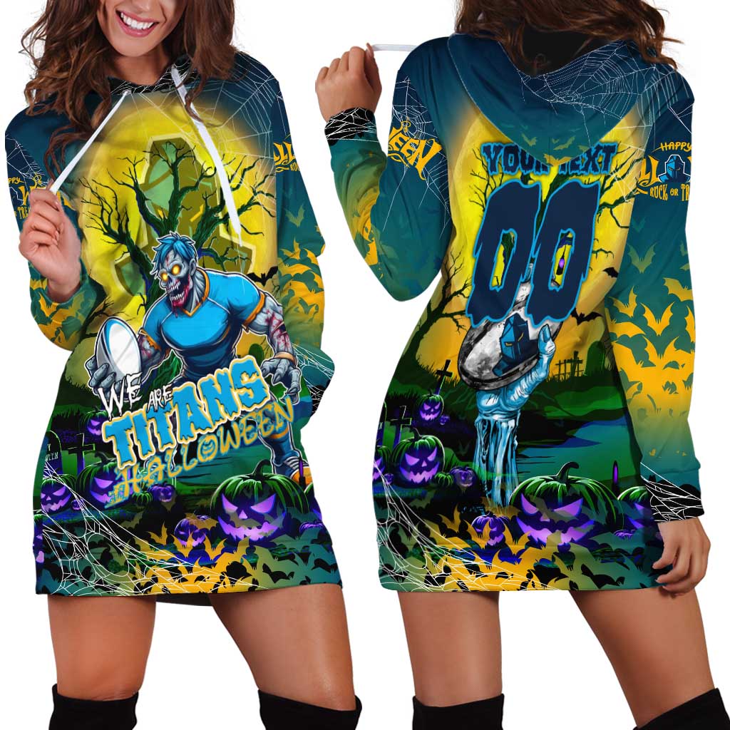 We Are Titans Halloween Hoodie Dress Pumpkin Scary Spooky Season - Aussie Hoodie
