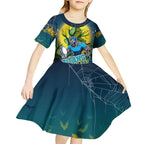 We Are Titans Halloween Kid Short Sleeve Dress Pumpkin Scary Spooky Season - Aussie Hoodie