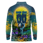 We Are Titans Halloween Long Sleeve Polo Shirt Pumpkin Scary Spooky Season - Aussie Hoodie