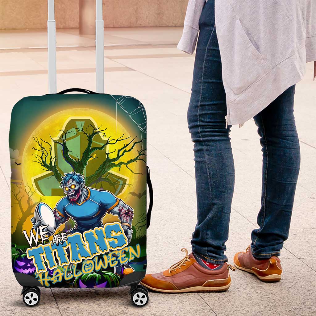 We Are Titans Halloween Luggage Cover Pumpkin Scary Spooky Season - Aussie Hoodie