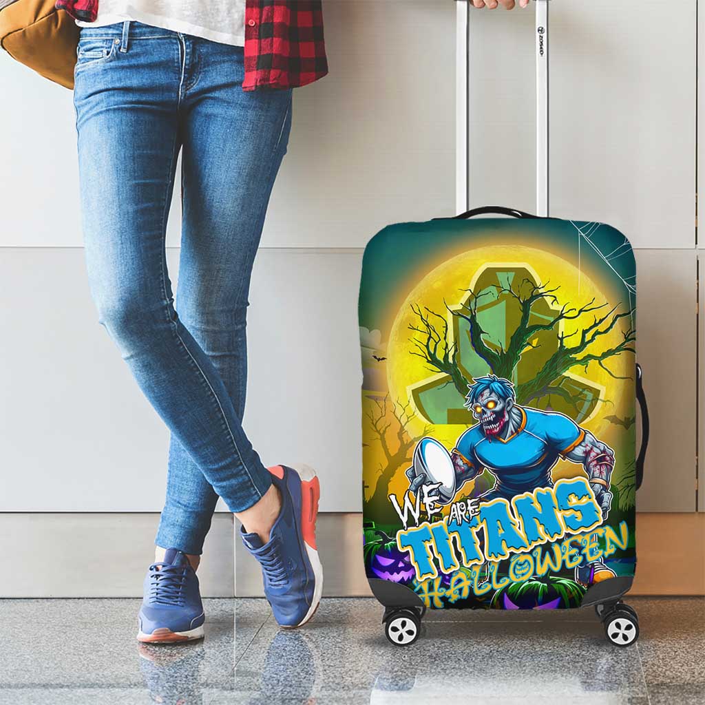 We Are Titans Halloween Luggage Cover Pumpkin Scary Spooky Season - Aussie Hoodie