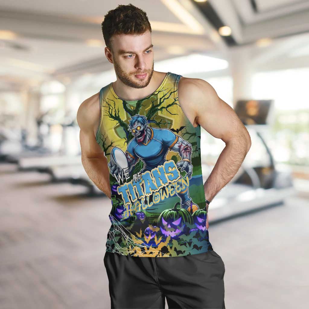 We Are Titans Halloween Men Tank Top Pumpkin Scary Spooky Season - Aussie Hoodie