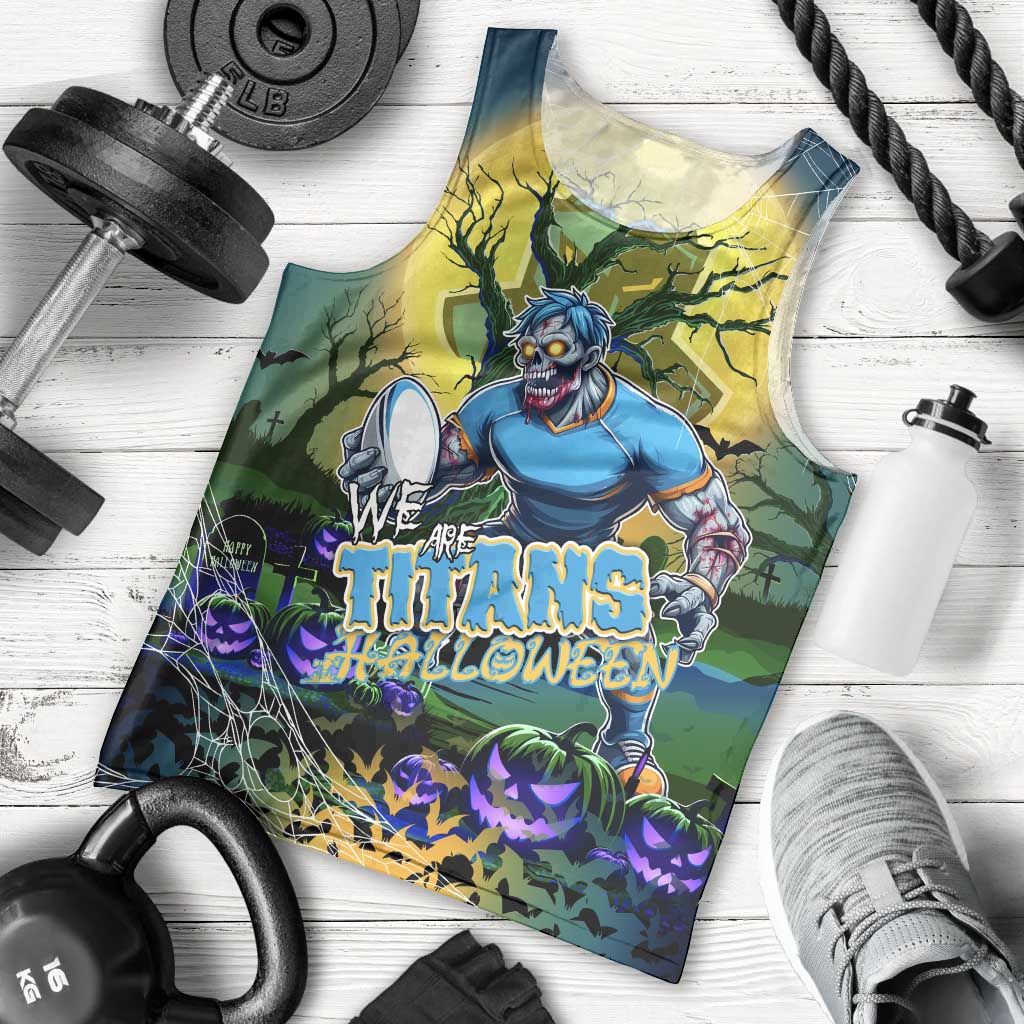 We Are Titans Halloween Men Tank Top Pumpkin Scary Spooky Season - Aussie Hoodie