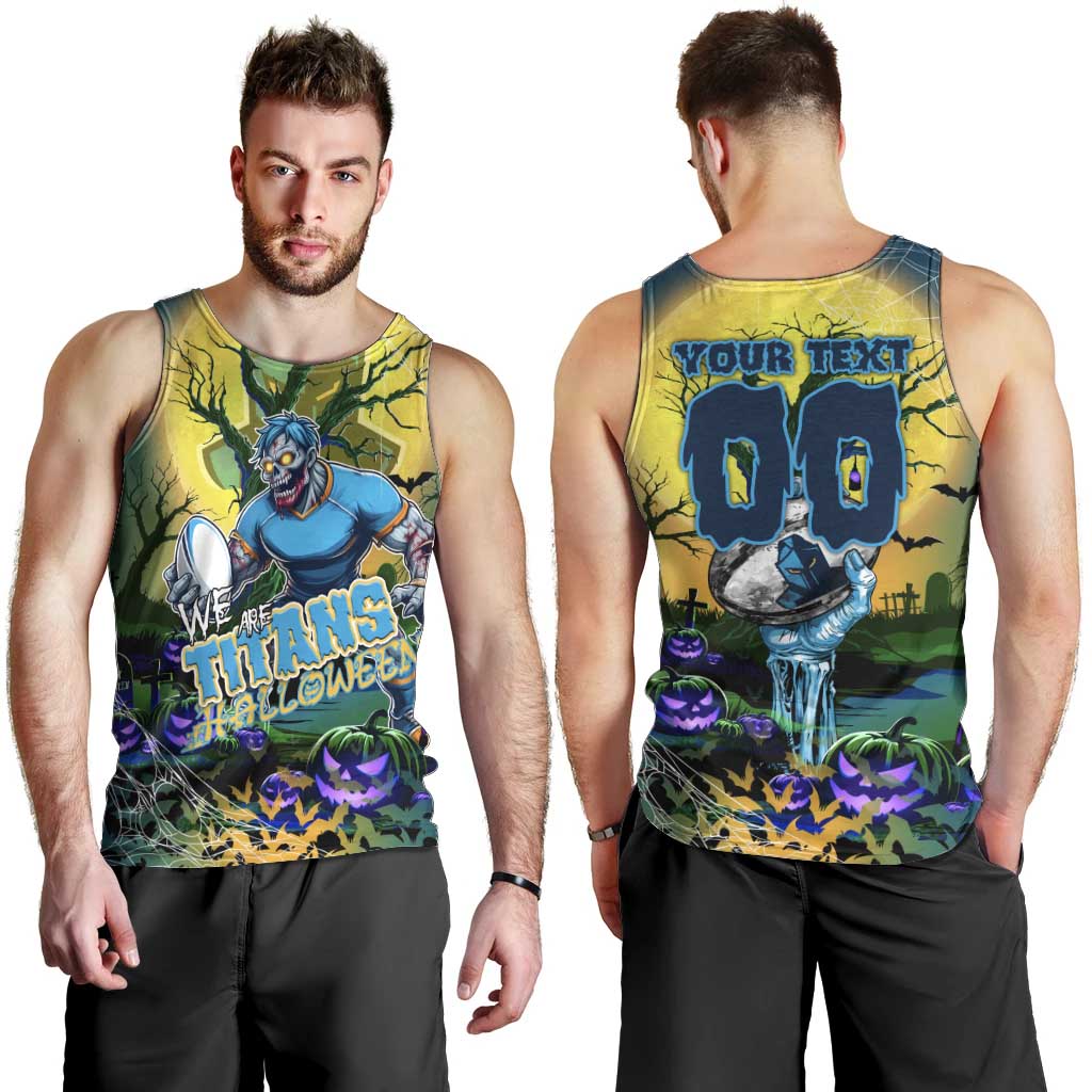 We Are Titans Halloween Men Tank Top Pumpkin Scary Spooky Season - Aussie Hoodie