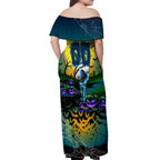 We Are Titans Halloween Off Shoulder Maxi Dress Pumpkin Scary Spooky Season - Aussie Hoodie