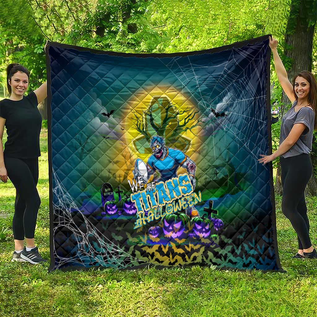 We Are Titans Halloween Quilt Pumpkin Scary Spooky Season - Aussie Hoodie