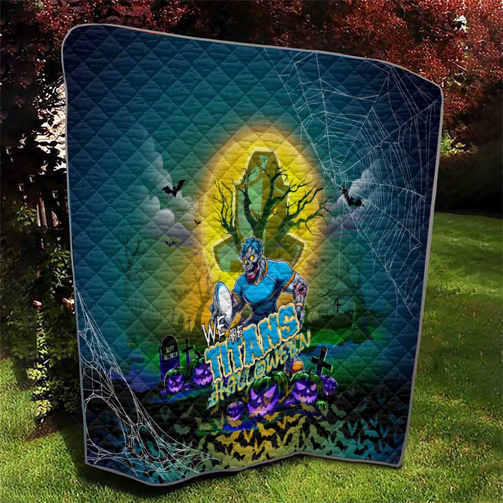 We Are Titans Halloween Quilt Pumpkin Scary Spooky Season - Aussie Hoodie