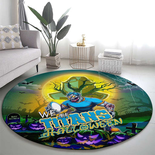 We Are Titans Halloween Round Carpet Pumpkin Scary Spooky Season - Aussie Hoodie