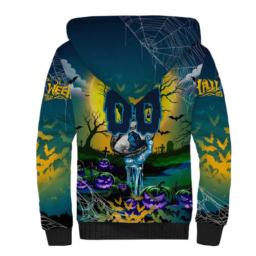 We Are Titans Halloween Sherpa Hoodie Pumpkin Scary Spooky Season - Aussie Hoodie