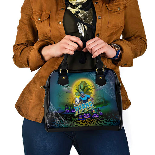 We Are Titans Halloween Shoulder Handbag Pumpkin Scary Spooky Season - Aussie Hoodie