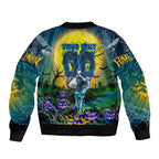We Are Titans Halloween Sleeve Zip Bomber Jacket Pumpkin Scary Spooky Season - Aussie Hoodie