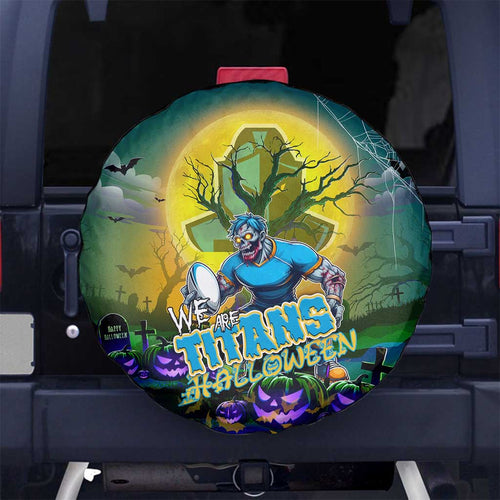 We Are Titans Halloween Spare Tire Cover Pumpkin Scary Spooky Season - Aussie Hoodie