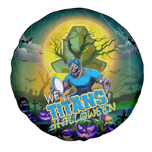 We Are Titans Halloween Spare Tire Cover Pumpkin Scary Spooky Season - Aussie Hoodie