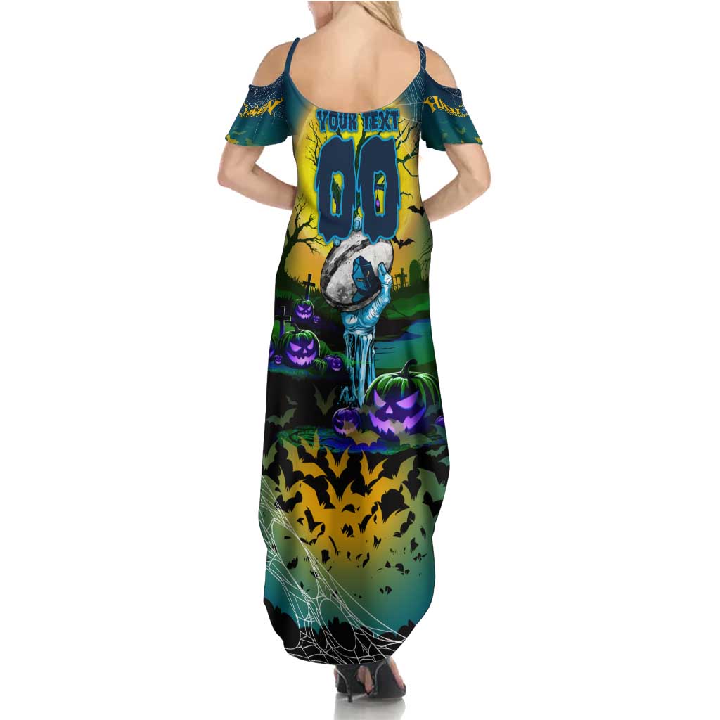 We Are Titans Halloween Summer Maxi Dress Pumpkin Scary Spooky Season - Aussie Hoodie