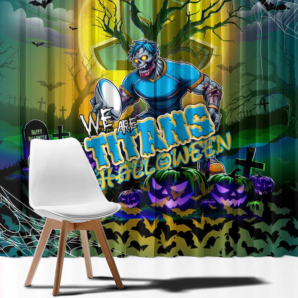 We Are Titans Halloween Window Curtain Pumpkin Scary Spooky Season - Aussie Hoodie