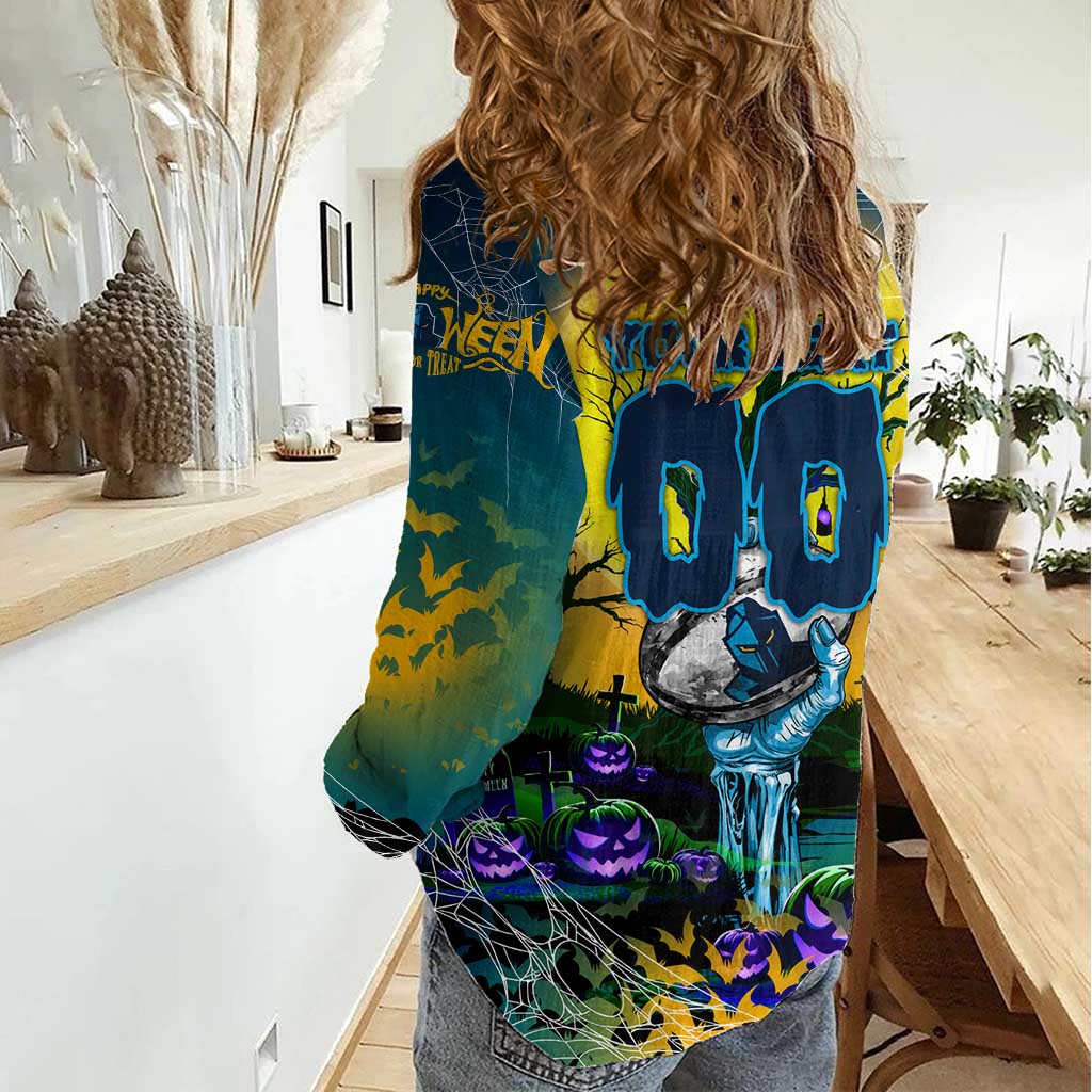 We Are Titans Halloween Women Casual Shirt Pumpkin Scary Spooky Season - Aussie Hoodie