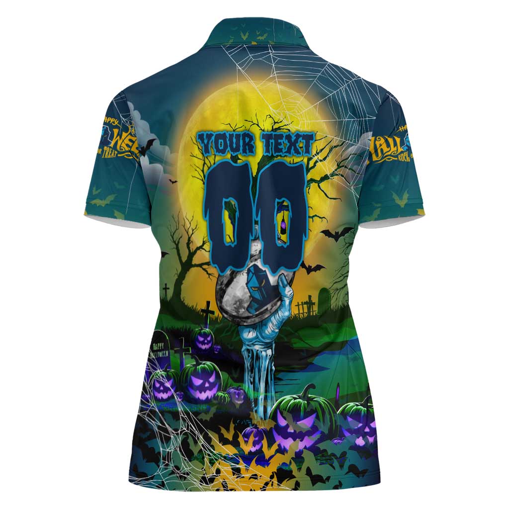 We Are Titans Halloween Women Polo Shirt Pumpkin Scary Spooky Season - Aussie Hoodie