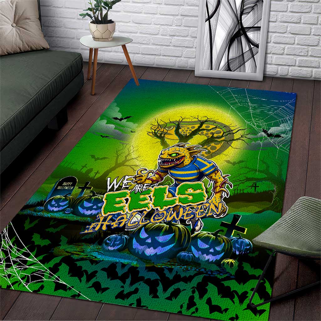 We Are Eels Halloween Area Rug Pumpkin Scary Spooky Season - Aussie Hoodie