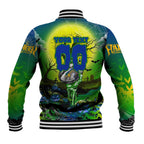 We Are Eels Halloween Baseball Jacket Pumpkin Scary Spooky Season - Aussie Hoodie
