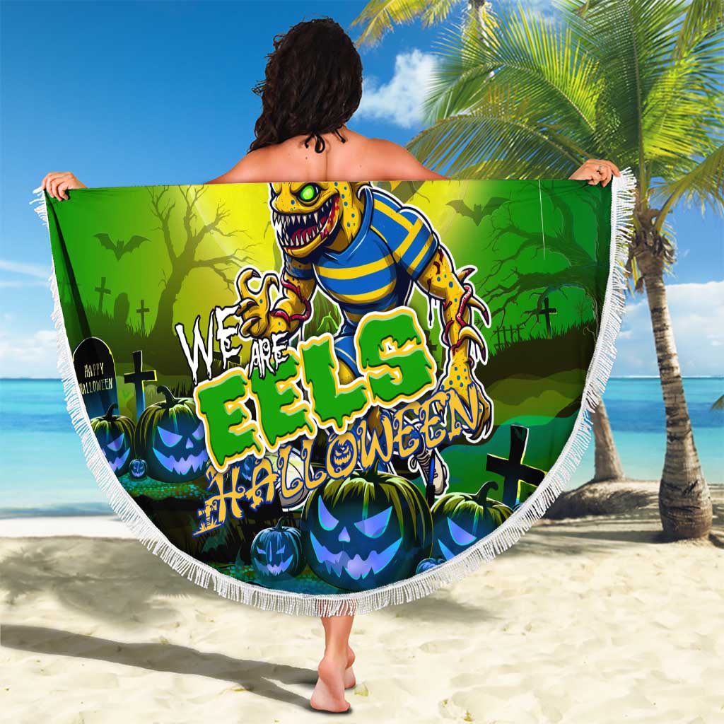 We Are Eels Halloween Beach Blanket Pumpkin Scary Spooky Season - Aussie Hoodie