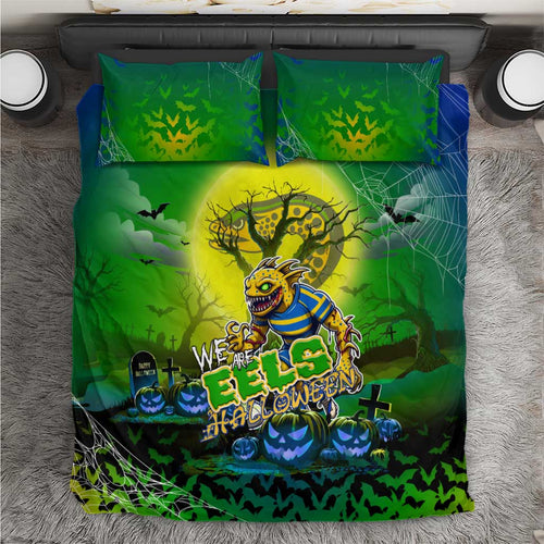 We Are Eels Halloween Bedding Set Pumpkin Scary Spooky Season - Aussie Hoodie
