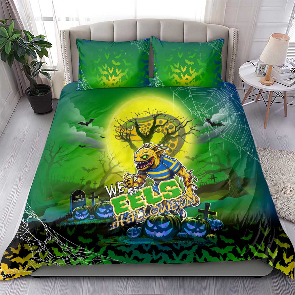 We Are Eels Halloween Bedding Set Pumpkin Scary Spooky Season - Aussie Hoodie