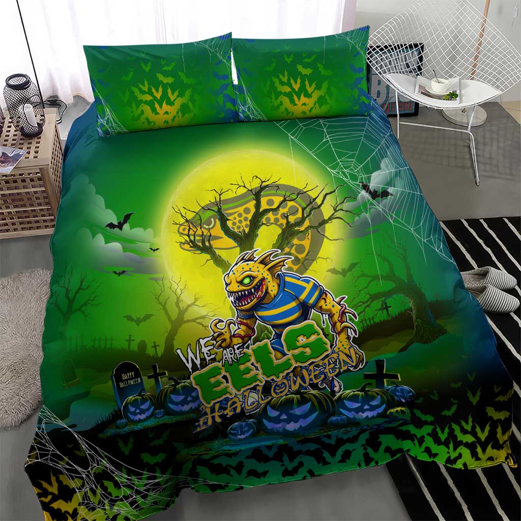 We Are Eels Halloween Bedding Set Pumpkin Scary Spooky Season - Aussie Hoodie