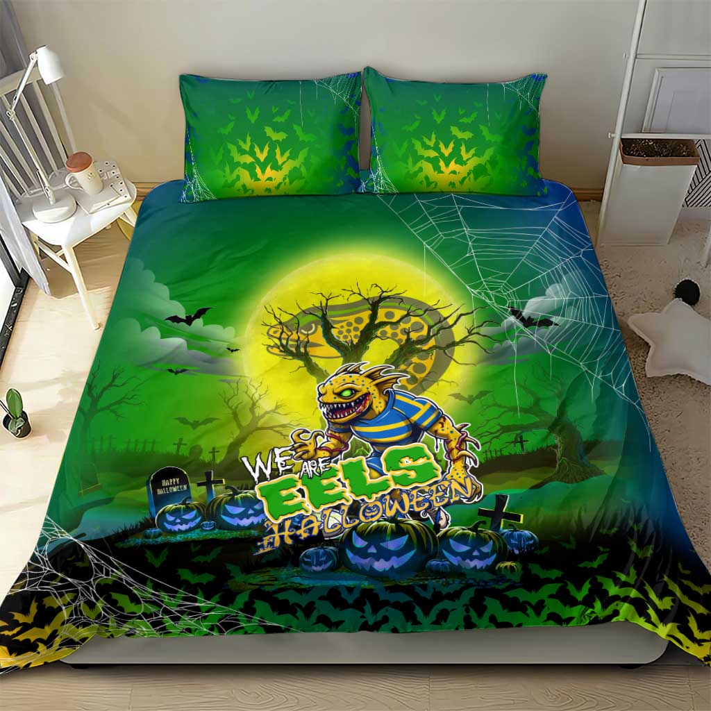 We Are Eels Halloween Bedding Set Pumpkin Scary Spooky Season - Aussie Hoodie