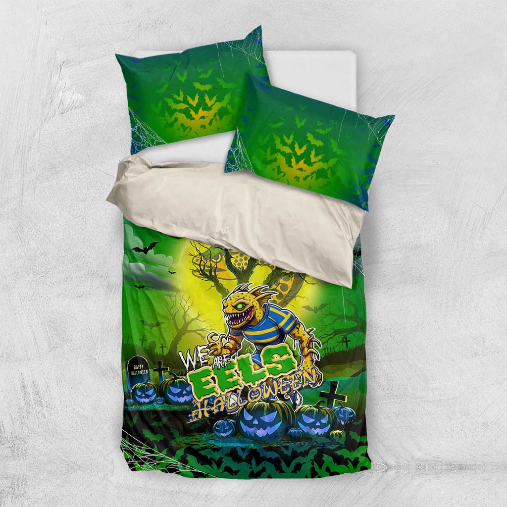 We Are Eels Halloween Bedding Set Pumpkin Scary Spooky Season - Aussie Hoodie