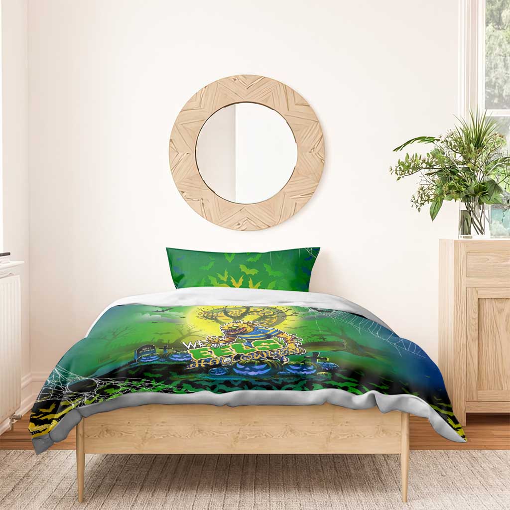 We Are Eels Halloween Bedding Set Pumpkin Scary Spooky Season - Aussie Hoodie