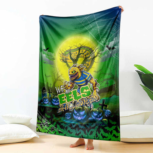 We Are Eels Halloween Blanket Pumpkin Scary Spooky Season - Aussie Hoodie