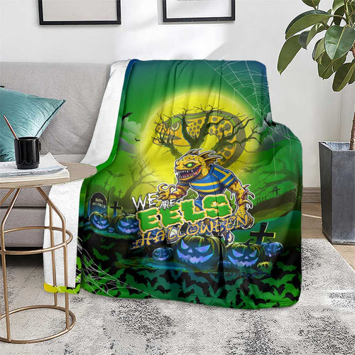 We Are Eels Halloween Blanket Pumpkin Scary Spooky Season - Aussie Hoodie