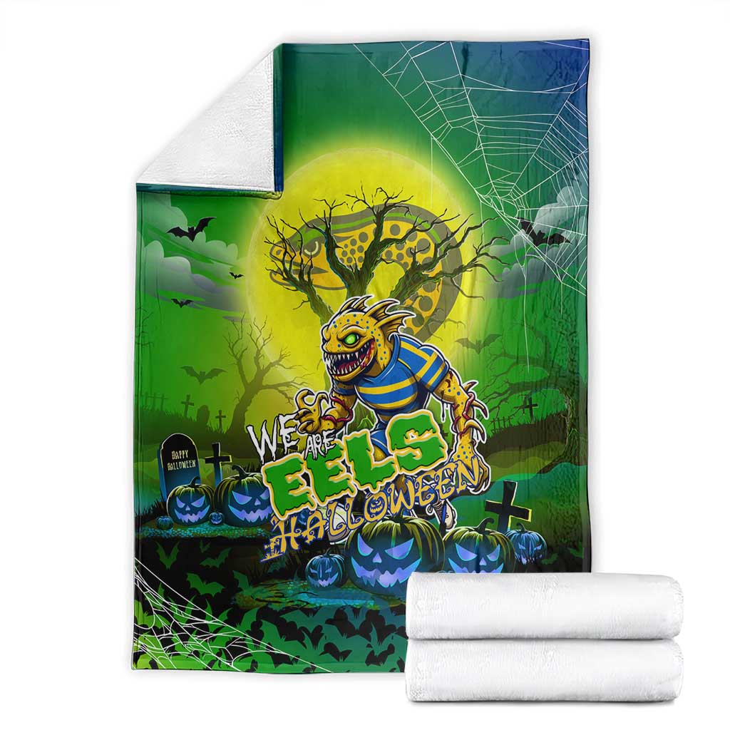 We Are Eels Halloween Blanket Pumpkin Scary Spooky Season - Aussie Hoodie
