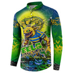 We Are Eels Halloween Button Sweatshirt Pumpkin Scary Spooky Season - Aussie Hoodie