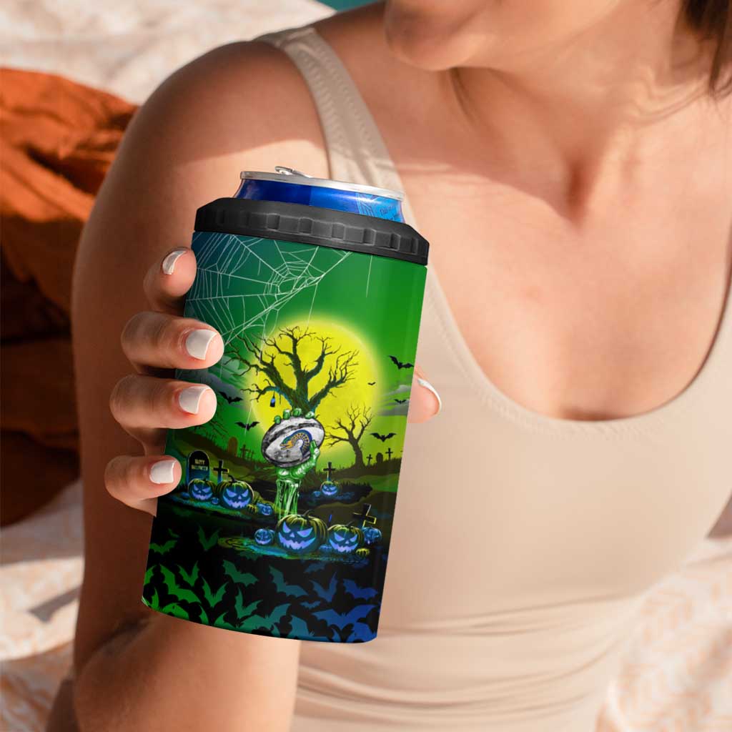 We Are Eels Halloween 4 in 1 Can Cooler Tumbler Pumpkin Scary Spooky Season - Aussie Hoodie