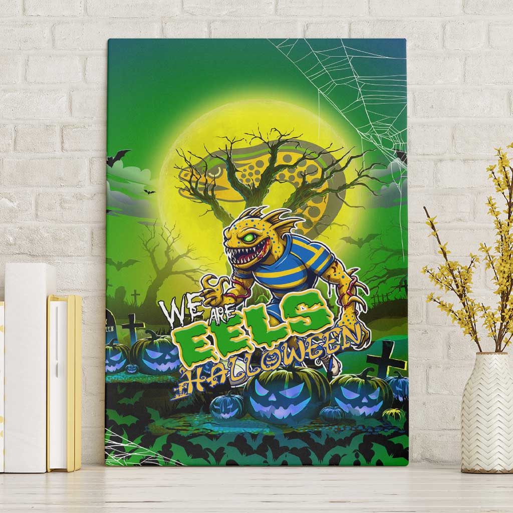 We Are Eels Halloween Canvas Wall Art Pumpkin Scary Spooky Season - Aussie Hoodie