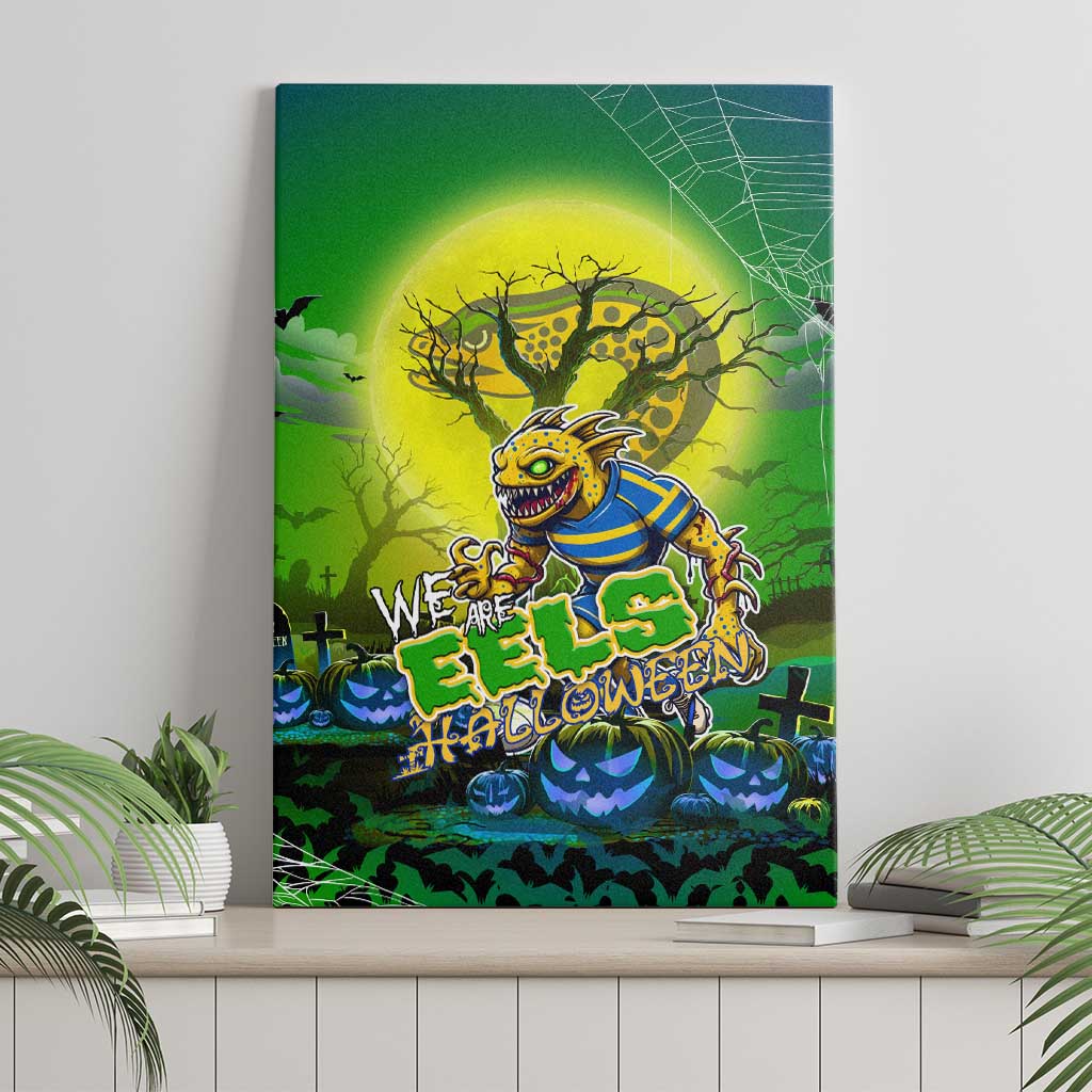 We Are Eels Halloween Canvas Wall Art Pumpkin Scary Spooky Season - Aussie Hoodie
