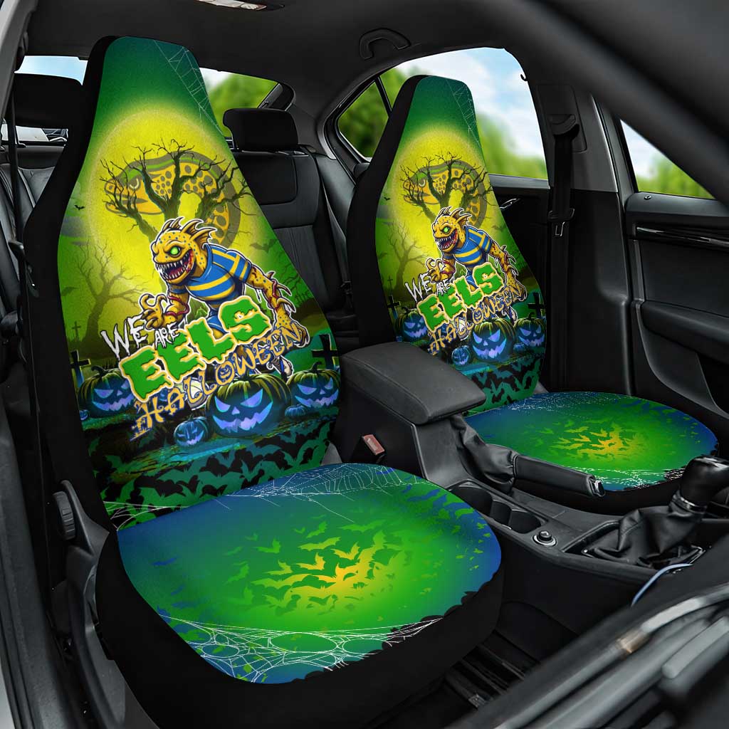 We Are Eels Halloween Car Seat Cover Pumpkin Scary Spooky Season - Aussie Hoodie