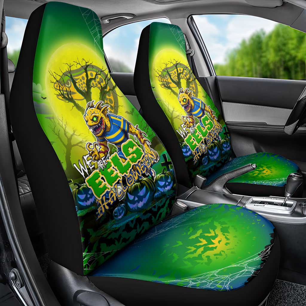 We Are Eels Halloween Car Seat Cover Pumpkin Scary Spooky Season - Aussie Hoodie