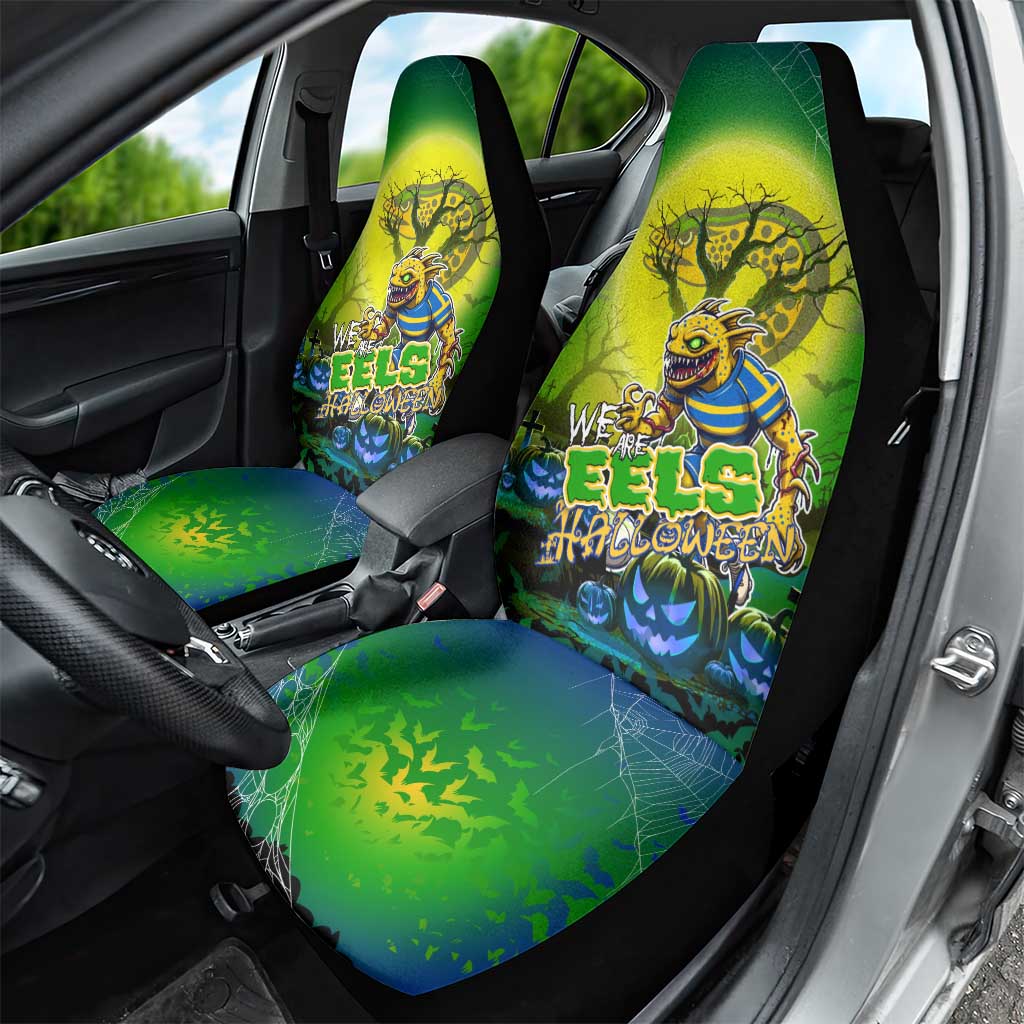 We Are Eels Halloween Car Seat Cover Pumpkin Scary Spooky Season - Aussie Hoodie