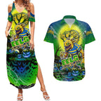 We Are Eels Halloween Couples Matching Summer Maxi Dress and Hawaiian Shirt Pumpkin Scary Spooky Season - Aussie Hoodie